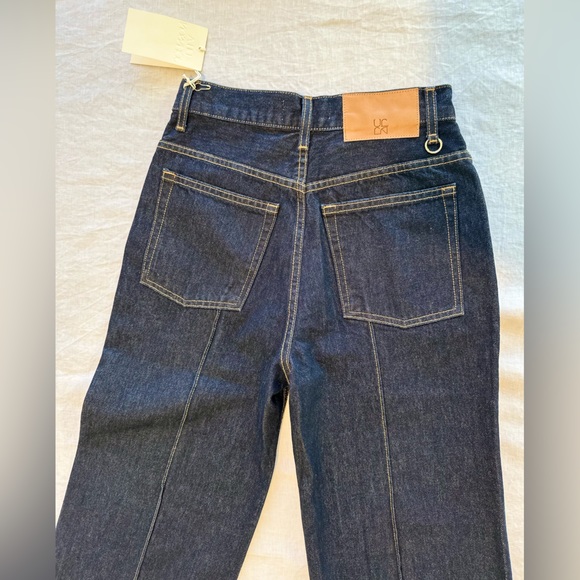 Ulla Johnson- The Genevieve Topstitch Nonstretch Jeans-size 27 - Picture 8 of 16